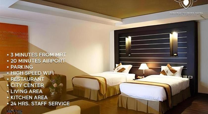 בנגקוק The Heritage Sathorn Suite Hotel מראה חיצוני תמונה